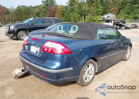 2006 Saab 9-3 2.0T z USA, uszkodzony, nr VIN YS3FD79Y666108606